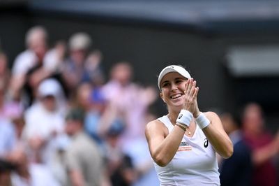 Wimbledon 2025: Belinda Bencic upsets teenage star Mirra Andreeva to reach first SW19 semi-final