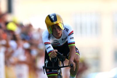 Remco Evenepoel surges to victory on stage five time trial as Jonas Vingegaard loses time