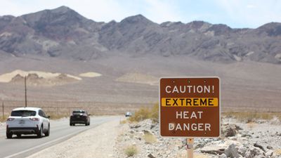 The fire road: blistering heat on Death Valley's main highway is setting vehicles ablaze - here's how to stay safe whether you're hiking its trails or driving through