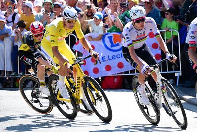 'Don't start crazy, you'll catch me' – Tadej Pogačar jokes with Mathieu van der Poel ahead of Tour de France time trial