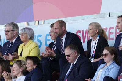 William watches as Lionesses thrash Netherlands in Euros