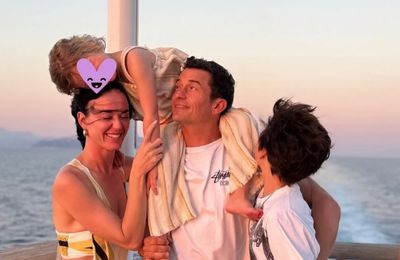 Orlando Bloom uses family snap to break silence on his split from Katy Perry