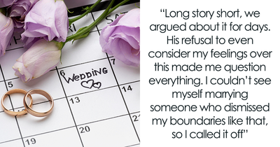 “AITA For Calling Off My Wedding Because My Fiancé Wanted His Ex To Cater The Event?”