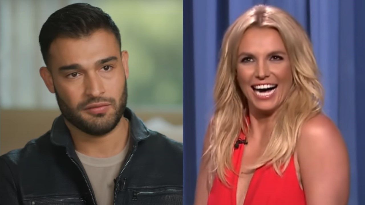 Sam Asghari and Britney Spears