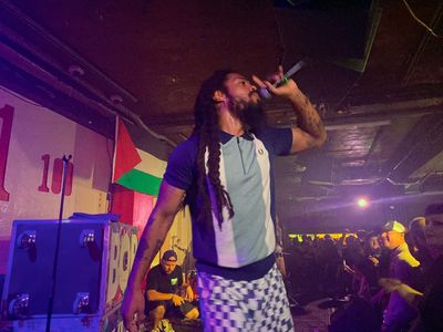 Bob Vylan tell fans to stop 'death to IDF' chants at surprise London gig after Glastonbury backlash