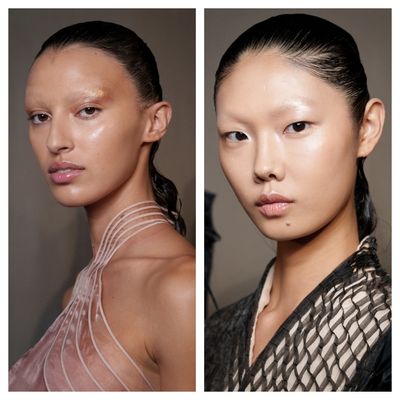 The Glowy Makeup at Iris van Herpen's 2025 Haute Couture Show Has Me Gasping for Air