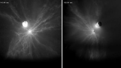 NASA's asteroid-crash Earth defense tactic has a complication — DART ejected large boulders into space