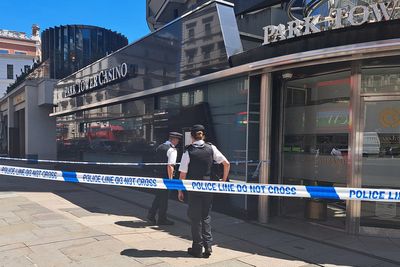 Murder probe after man stabbed to death outside luxury hotel in London
