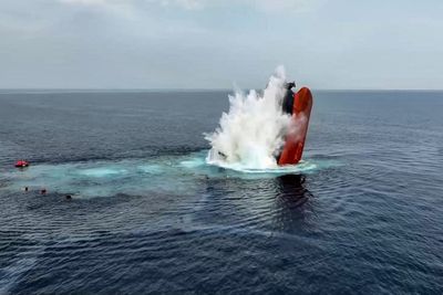 Houthi rebels sink cargo ship Eternity C in Red Sea