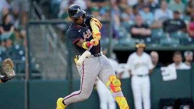 Ronald Acuna Jr. Hit a Ridiculous Home Run on a Pitch Way Outside the Strike Zone