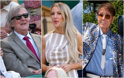 Who's in the Royal Box at Wimbledon? Ellie Goulding, Sir Cliff Richard and Sir Stephen Fry among famous names at Centre Court on day 11