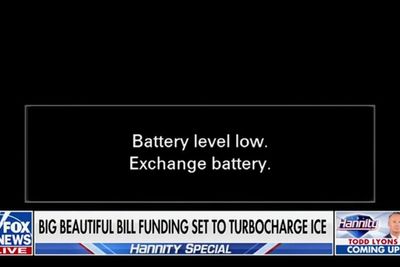 ‘Battery level low’: Stephen Miller’s latest Fox News rant cut short after camera self-deports