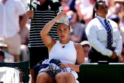 Aryna Sabalenka, fainting fans, and a fall at a familiar hurdle