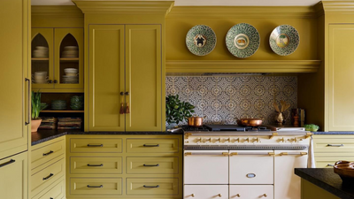 'Olive Oil' Might Be the Coolest Color You Could Paint Your Kitchen Cabinets in 2025