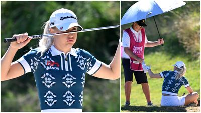 Worrying Scenes At Evian Championship As Charley Hull Carried Off The Course