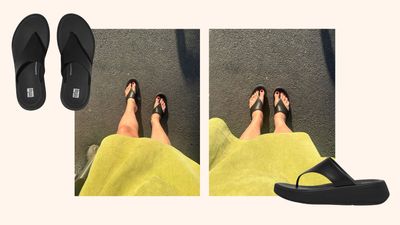 I practically live in platform shoes – and these FitFlop Flatform Sandals might be my new summer go-to