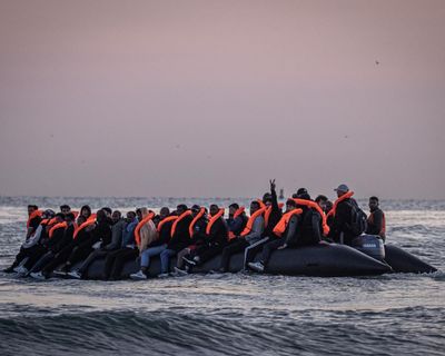 Dinghies at dawn and a determination to arrive: on the French coast waiting to cross to UK