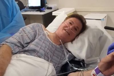 Donny Osmond belts out Disney favourite before hospital procedure