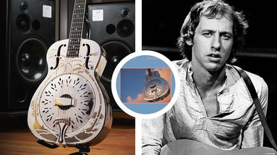 This iconic guitar appeared on the cover of one of the most successful albums ever – but what’s the story behind it?
