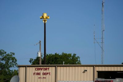 A small Texas community where everyone survived flooding has sirens that warned them