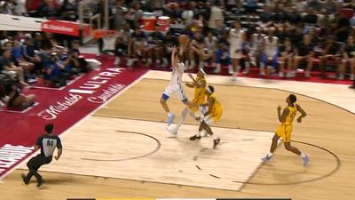 Cooper Flagg Throws Down Impressive Fast-Break Dunk in Summer League Debut