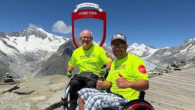 Across the Alps by wheelchair: How two athletes defied terrain, heat and disability