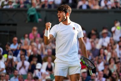 Carlos Alcaraz vs. Taylor Fritz and Novak Djokovic vs. Jannik Sinner are Wimbledon's semifinals