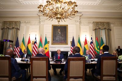 Where is Liberia, whose president Trump praised for his ‘good English’?