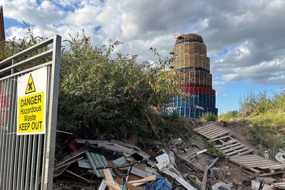 Further safety concerns over asbestos at site of Belfast bonfire