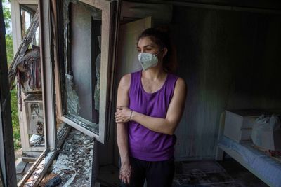 Russian drones strike Ukraine's 2nd-largest city, damaging a maternity hospital