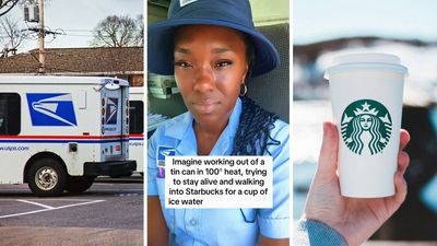 ‘Dunkin would never!!!’: USPS employee works in 100-degree heat. Then she goes to Starbucks for an ice water