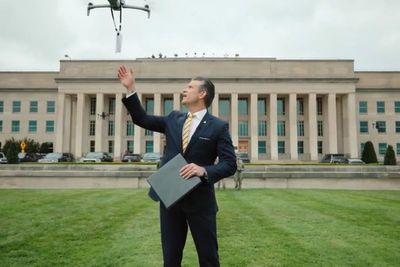 Pete Hegseth announces US drone plan as Metallica track blares