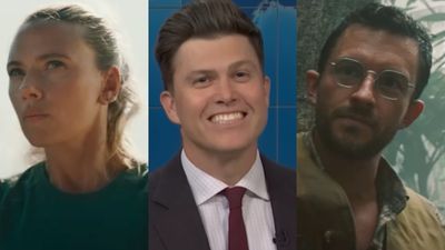 I Can't Get Enough Of Colin Jost's Raptor Analogy When Someone Asked Him About Scarlett Johansson Kissing Jonathan Bailey