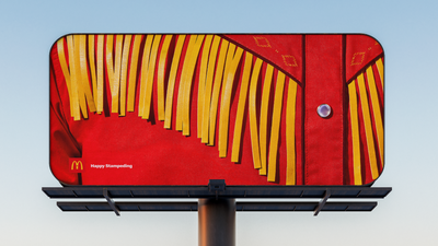 These ingenious McDonald's ads are a rodeo of optical illusions