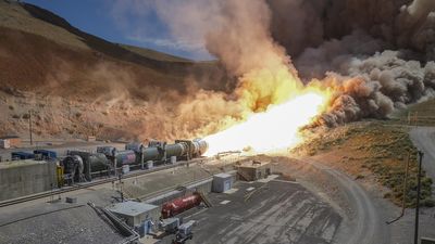 NASA SLS rocket booster spews fire | Space photo of the day for July 11, 2025