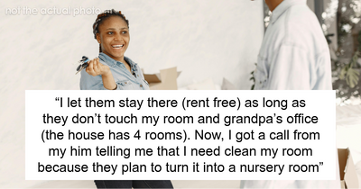 Dad Turns Son’s Room Into Stepdaughter’s Nursery Despite ‘No’, Gets Kicked Out With Cops’ Help