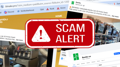 Scammers on Facebook try to ruin Bambu Lab’s big 3D printer sale — site has been rife with fake ads for 3D printers