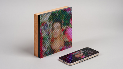 See what you’re streaming with Tuneshine’s amazing LED album art