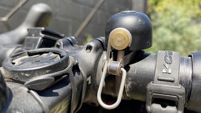 Spot the difference: I refused to pay $60 for a bike bell, so I brought this $13 one, and you can barely tell