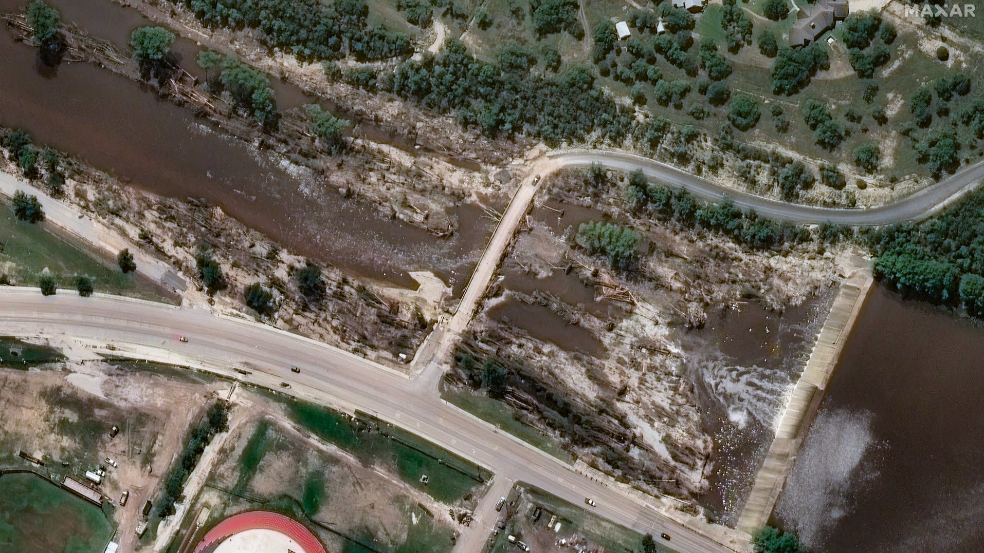 Texas flood devastation revealed in before-and-after…