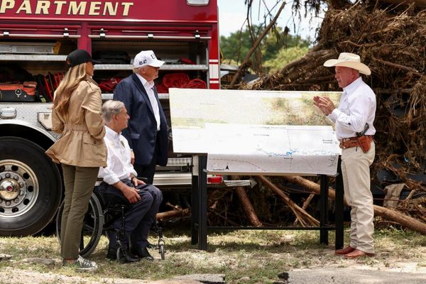 Trump news at a glance: Trump tours Texas disaster zone as administration dodges questions over future of Fema