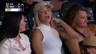 Livvy Dunne Put on Scoreboard as Livvy Dunne Lookalike During Pirates-Twins Game