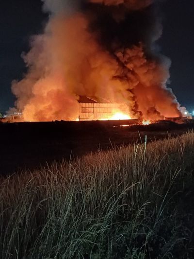 Erith fire: 150 firefighters battle huge blaze at warehouse in southeast London
