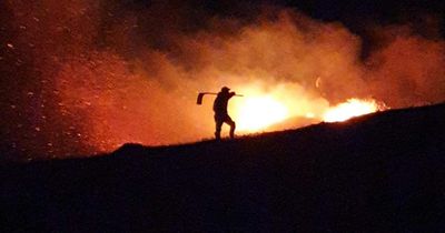 Wildfire rages for second day as Scotland sees heatwave continue