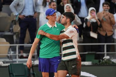 The Alcaraz-Sinner final at Wimbledon is the first French Open rematch since Federer-Nadal in 2008