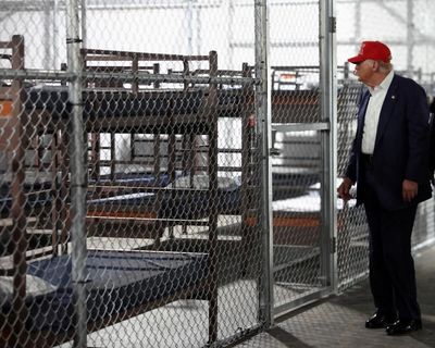‘Alligator Alcatraz’ showcases Trump’s surreal brand of stylized cruelty