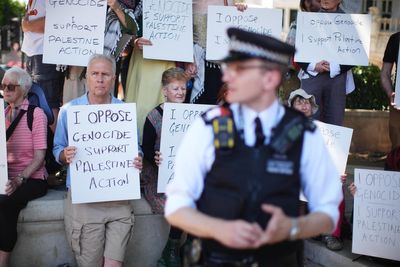 Palestine Action protests: Police detain 42 activists at protest in Parliament Square
