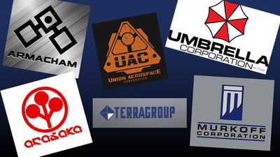 Which fictional video game company had the most evil logo design?