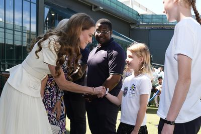 Girl, 8, tells Kate not to be ‘nervous’ for Wimbledon trophy presentation