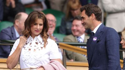 Mirka Federer aced Wimbledon whites in the designer summer dress of dreams
